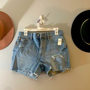 Gap High Rise Cheeky Jean Shorts